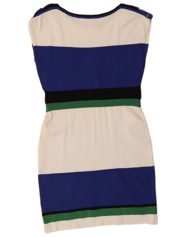 Karen Millen Damska sukienka oversize US 4 w małe wielokolorowe paski