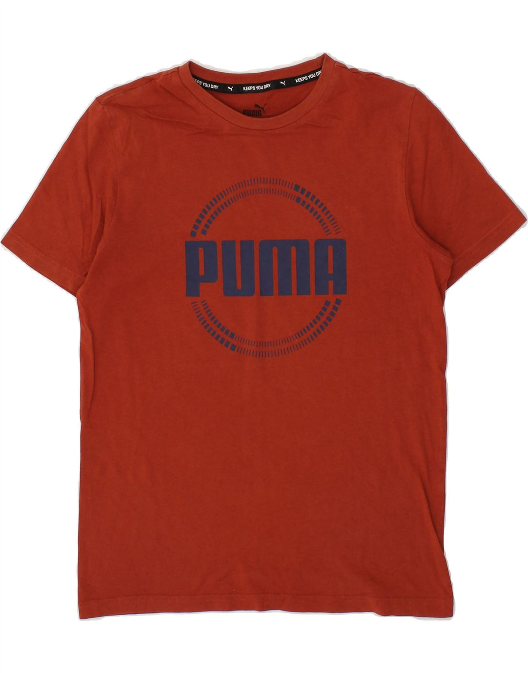 PUMA Boys Graphic T-Shirt Top 13-14 Years Large Red Vintage Puma and Second-Hand Puma from Messina Hembry 