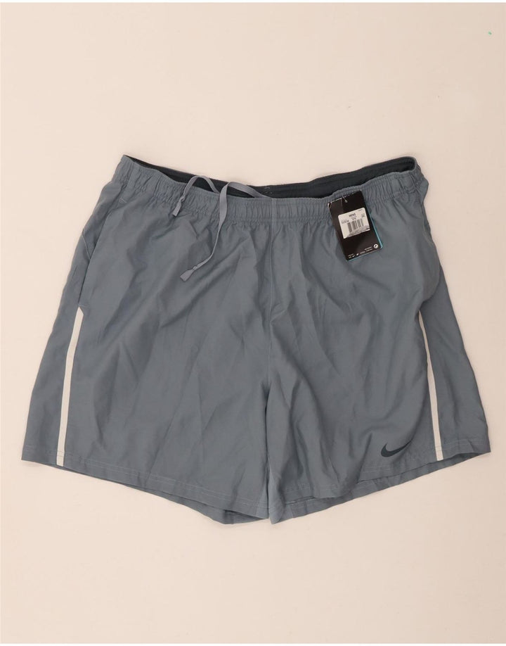 Męskie spodenki sportowe Nike Dri Fit 2XL, szary poliester