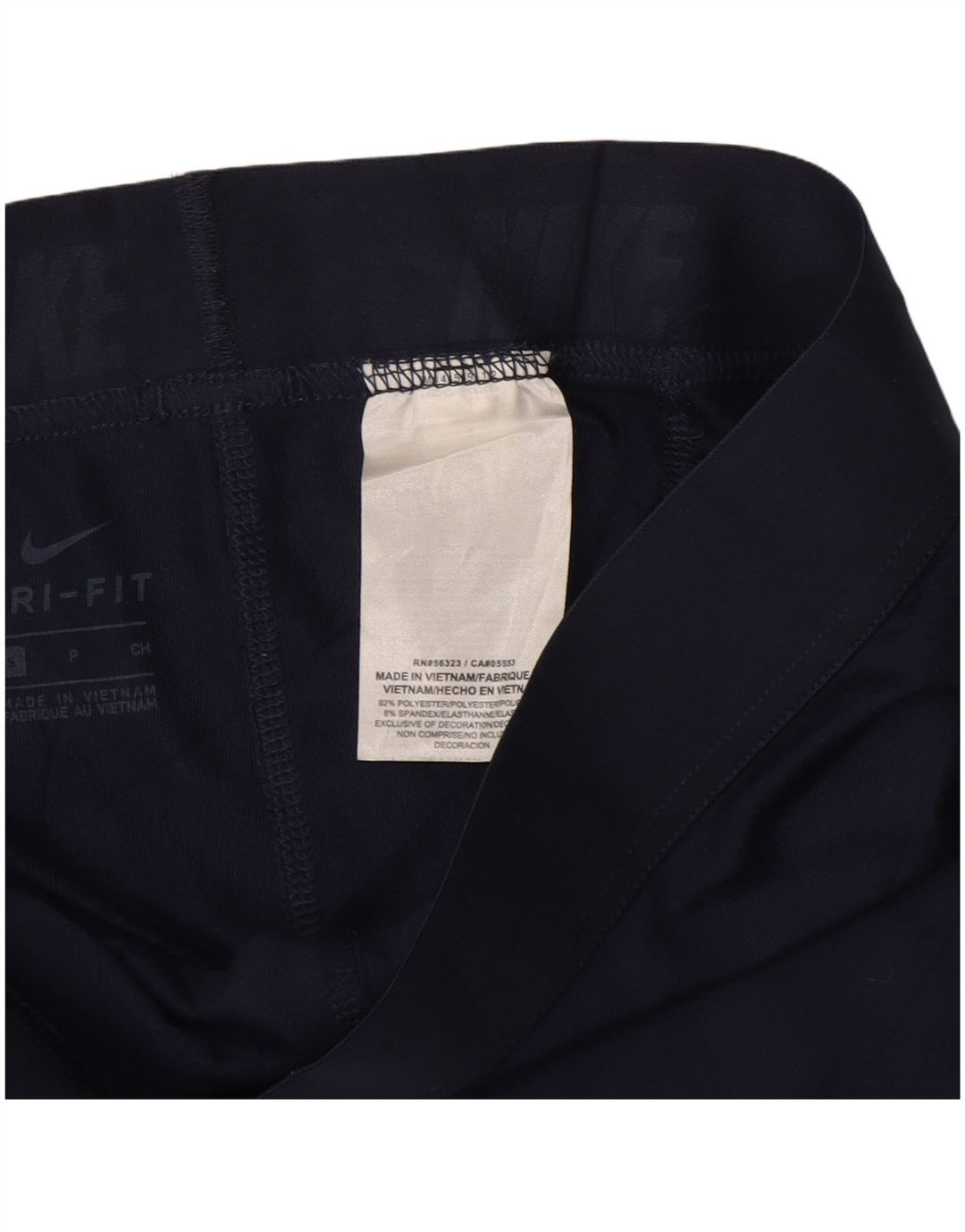Męskie spodenki sportowe NIKE Dri Fit, małe, granatowe, z poliestru