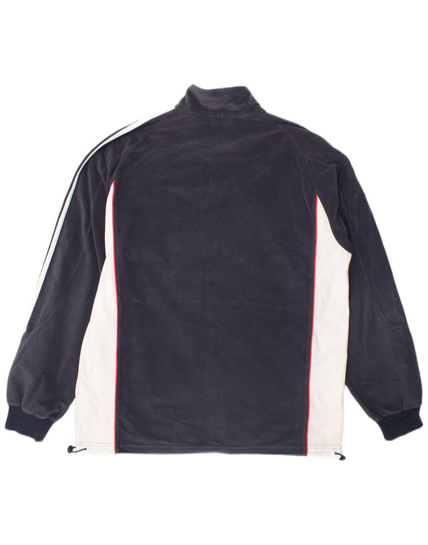 Adidas Męska bluza dresowa Top Jacket UK 40/42 Średni granatowy kolor blokowy