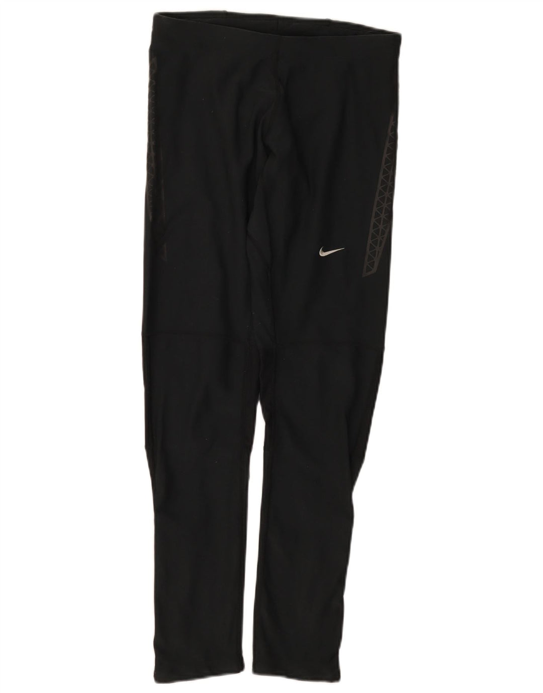Damskie legginsy Nike Dri Fit UK 12, średni czarny poliester
