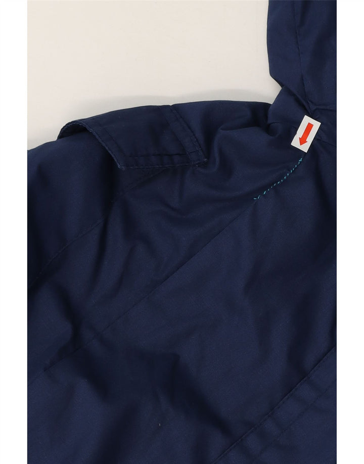 VINTAGE Mens Bomber Jacket IT 52 XL Navy Blue Polyester Vintage Vintage and Second-Hand Vintage from Messina Hembry 