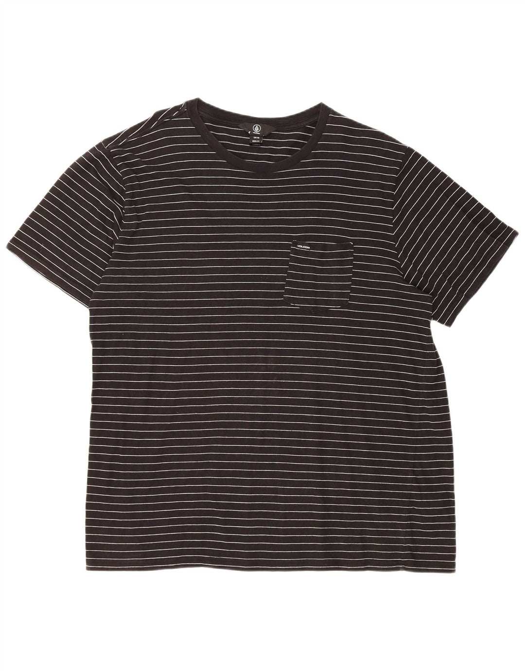 T-shirt męski VOLCOM Top 2XL, bawełniany w czarne paski