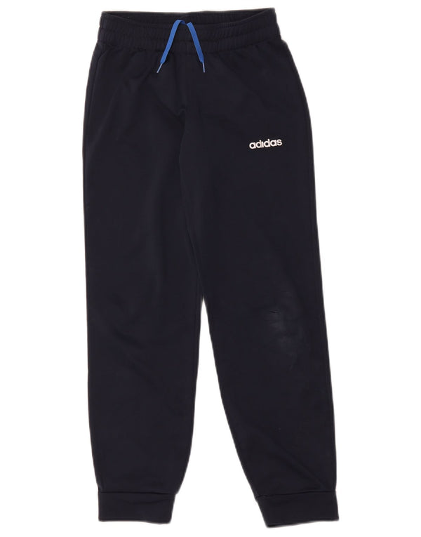 Adidas Chłopięce Spodnie Dresowe Joggery 8-9 Lat Granatowy Poliester