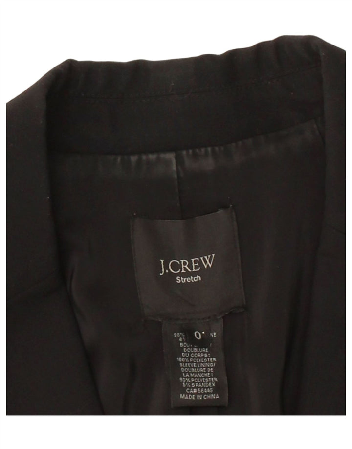 J. CREW Womens 2 Button Blazer Jacket US 0 XS Black Wool Vintage J. Crew and Second-Hand J. Crew from Messina Hembry 