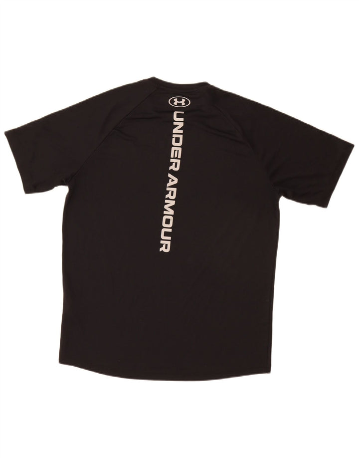 Męska koszulka z grafiką Under Armour, średni czarny poliester