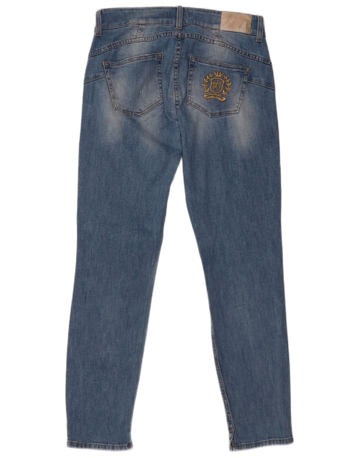 Damskie jeansy Liu Jo W30 L29 Niebieskie