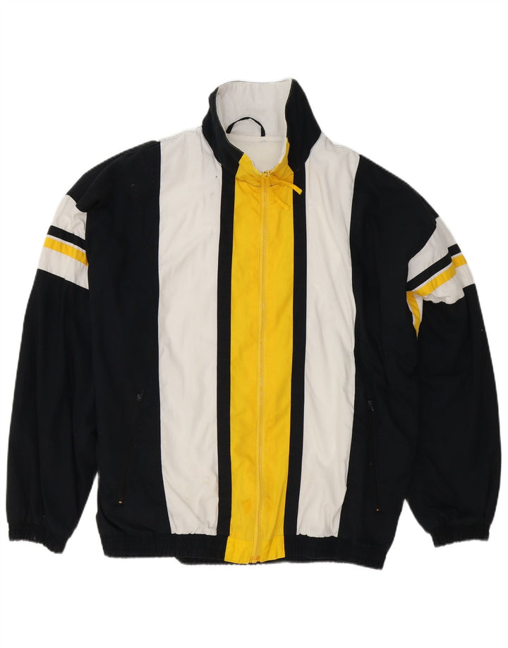 Męska kurtka dresowa w stylu vintage XL w kolorze czarnym