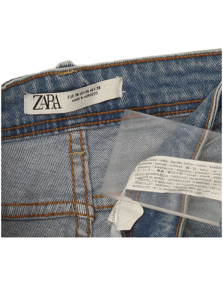Męskie spodenki jeansowe Zara EU 38 Small W30, niebieska bawełna