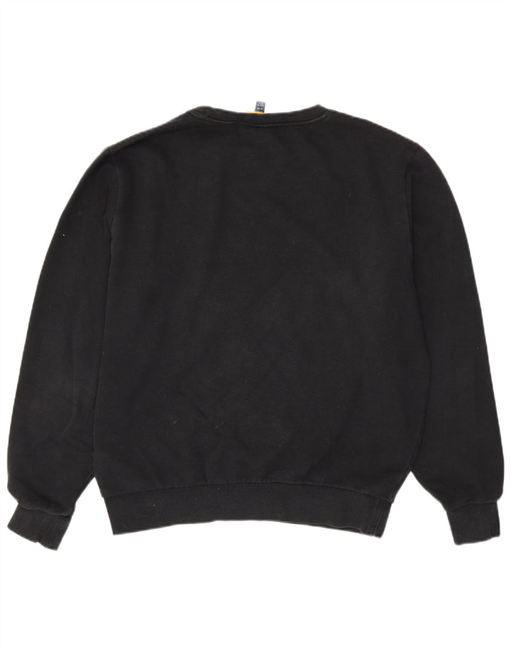 Damski sweter oversize Ellesse UK 14, duży, czarny, bawełniany