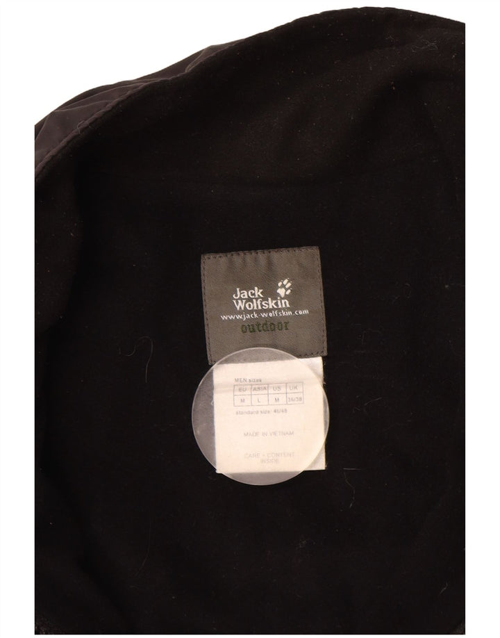 Męska kurtka wiatrówka Jack Wolfskin UK 36/38 Średni czarny poliester