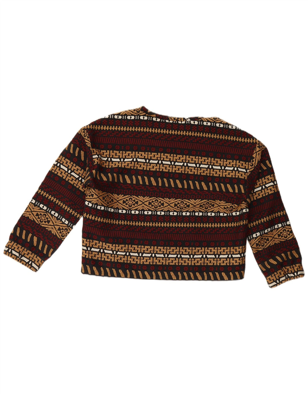 Damski sweter Zara UK 14 Średni, wielokolorowy poliester w paski
