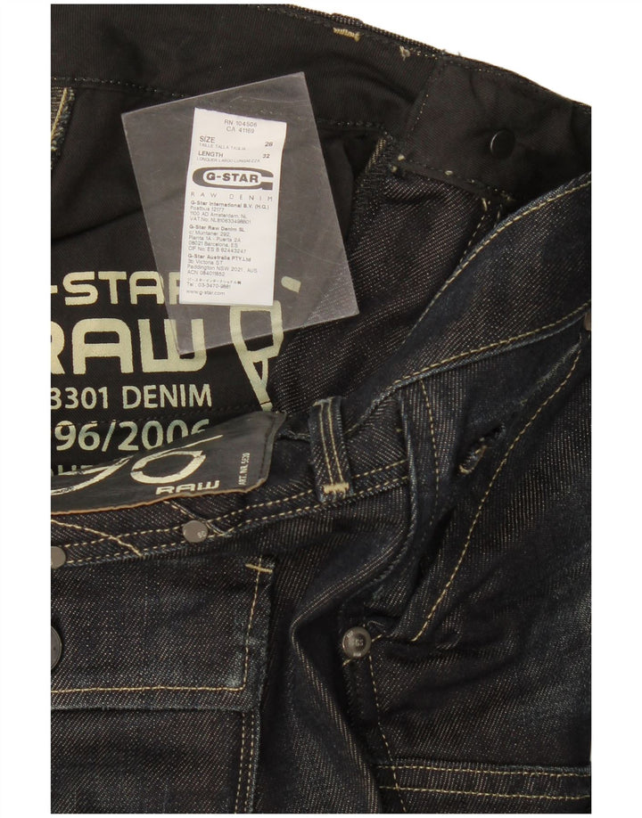 Damskie jeansy slim G-Star W28 L32 Granatowa bawełna