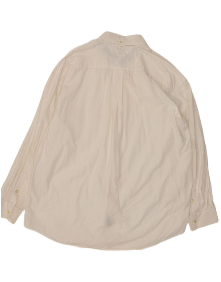 Koszula męska Tommy Hilfiger 2XL Biała bawełna