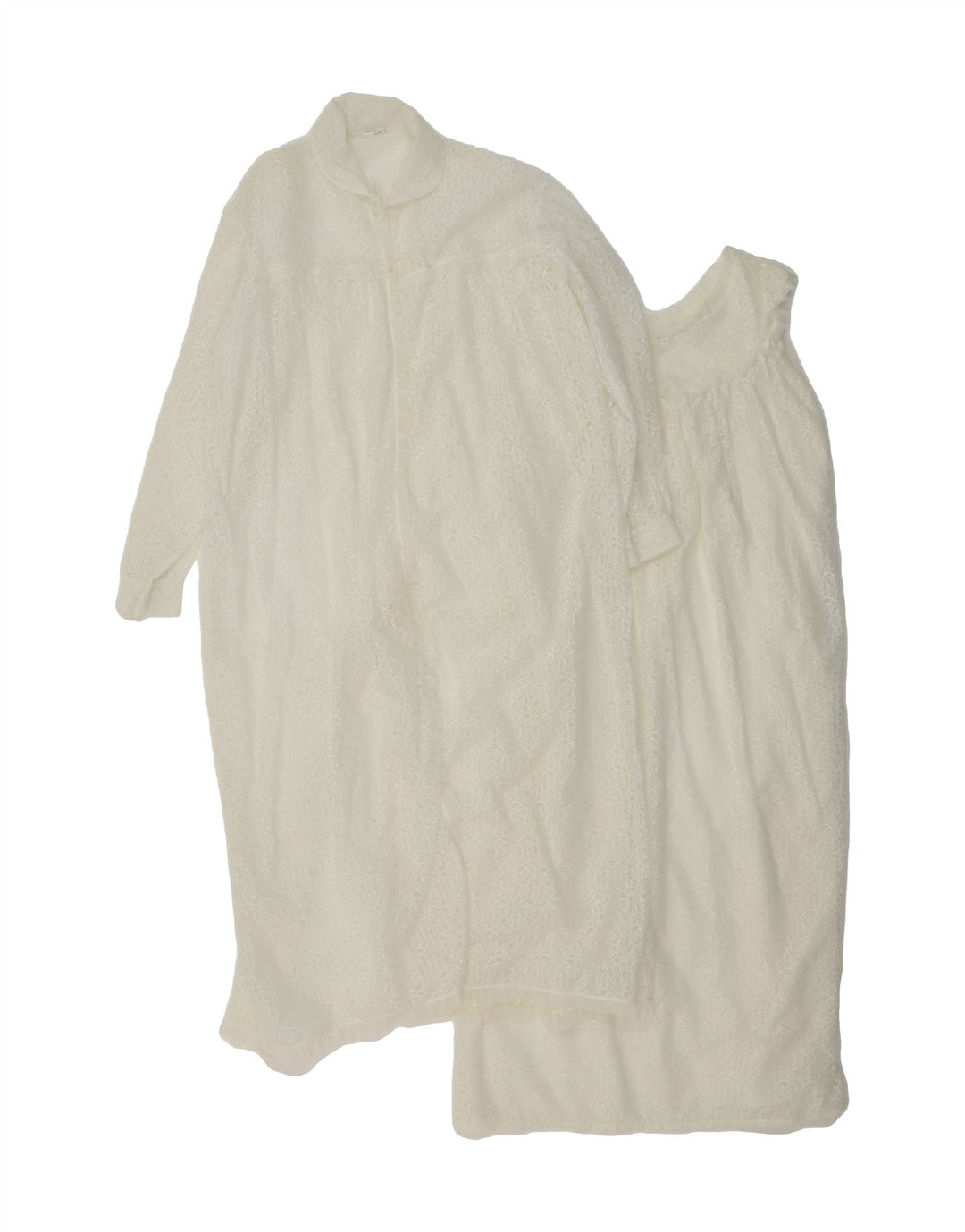 CONFEZIONI Womens 2 Piece Set UK 16 Large White Vintage Confezioni and Second-Hand Confezioni from Messina Hembry 