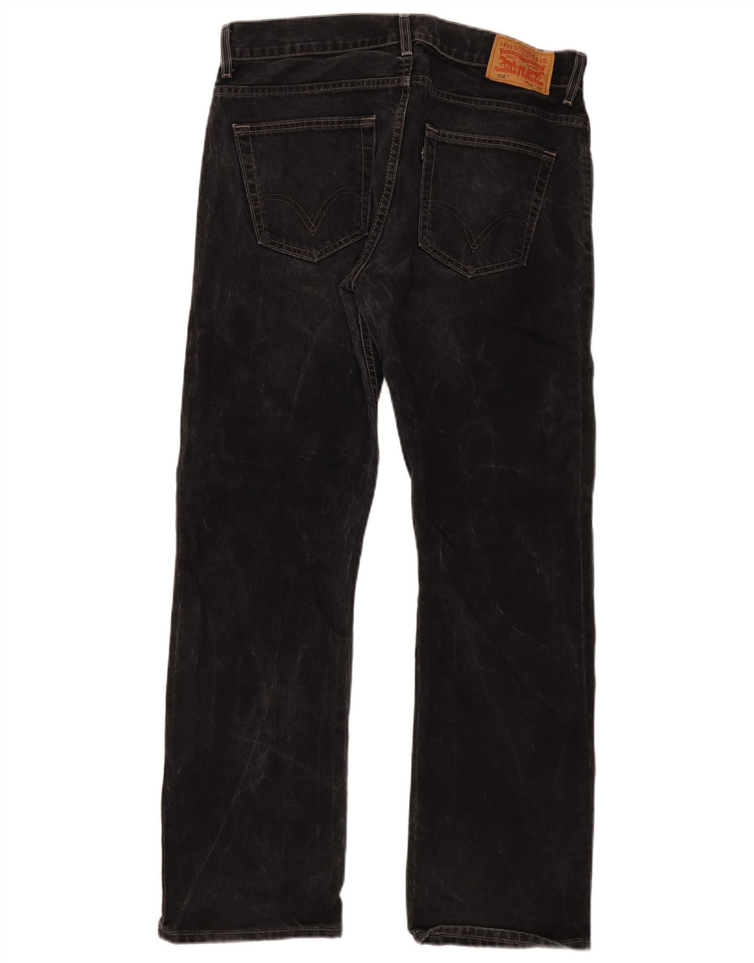 Męskie jeansy Levi's 506 Straight W36 L32 Czarne