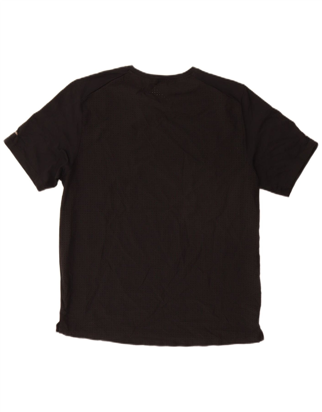 Męski T-shirt NIKE Dri Fit z grafiką, średni czarny poliester