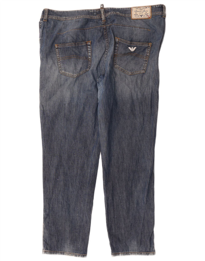 Damskie jeansy Armani Slim W32 L27 Niebieskie bawełniane