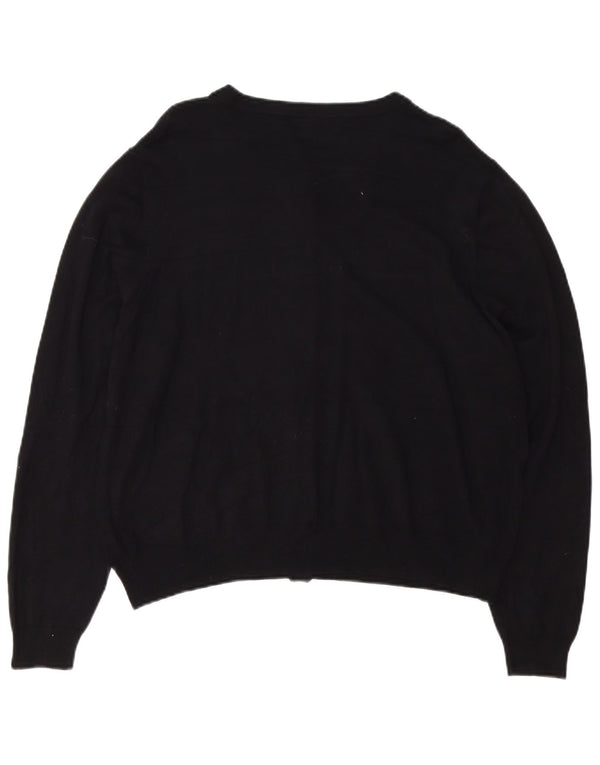 Sweter damski Marks & Spencer UK 22 3XL Czarna wiskoza