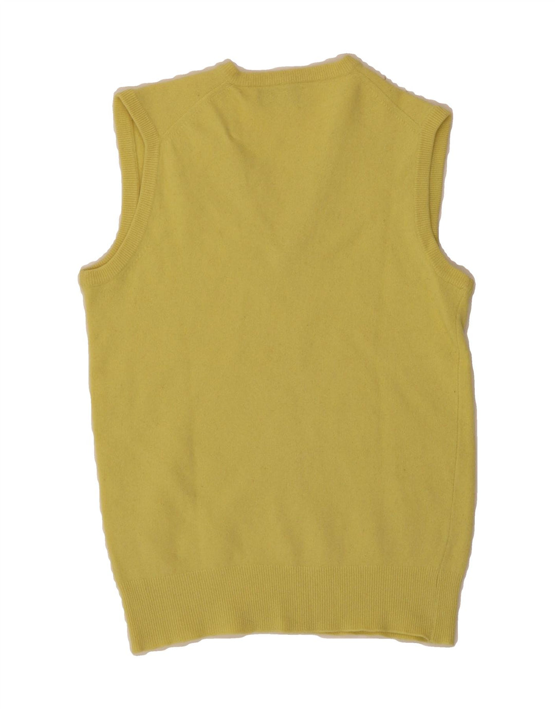 BRYANT Womens Vest Tank Top EU 40 Medium Yellow Lambswool Vintage Bryant and Second-Hand Bryant from Messina Hembry 