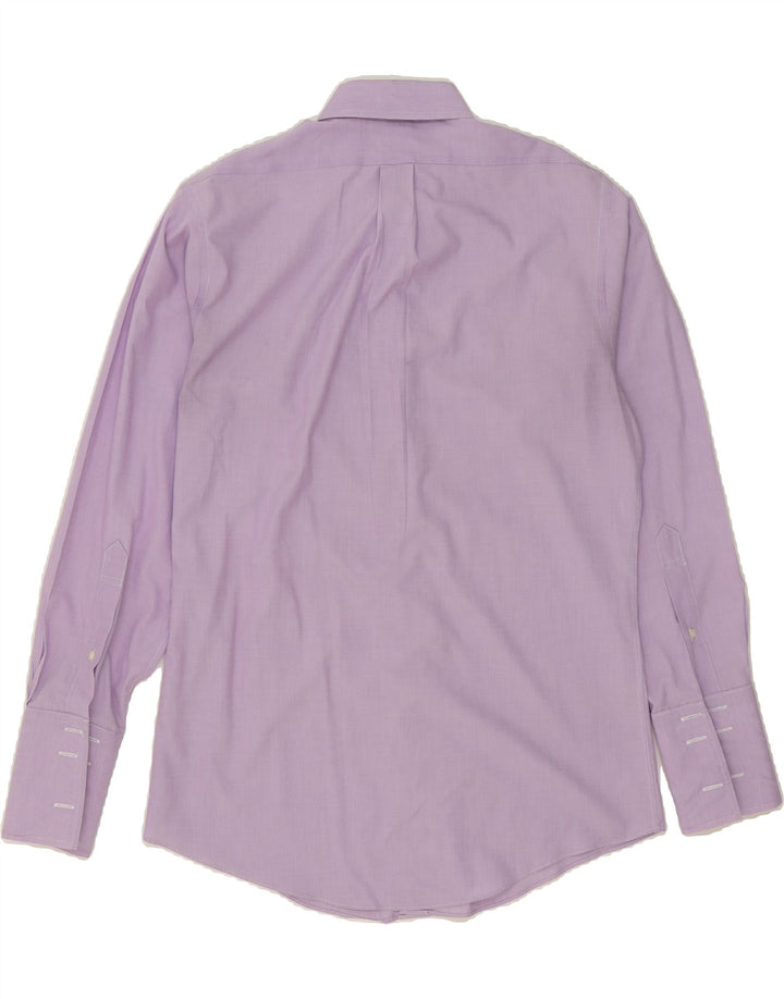BROOKS BROTHERS Mens Shirt Size 15 1/2 Medium Purple Cotton Vintage Brooks Brothers and Second-Hand Brooks Brothers from Messina Hembry 