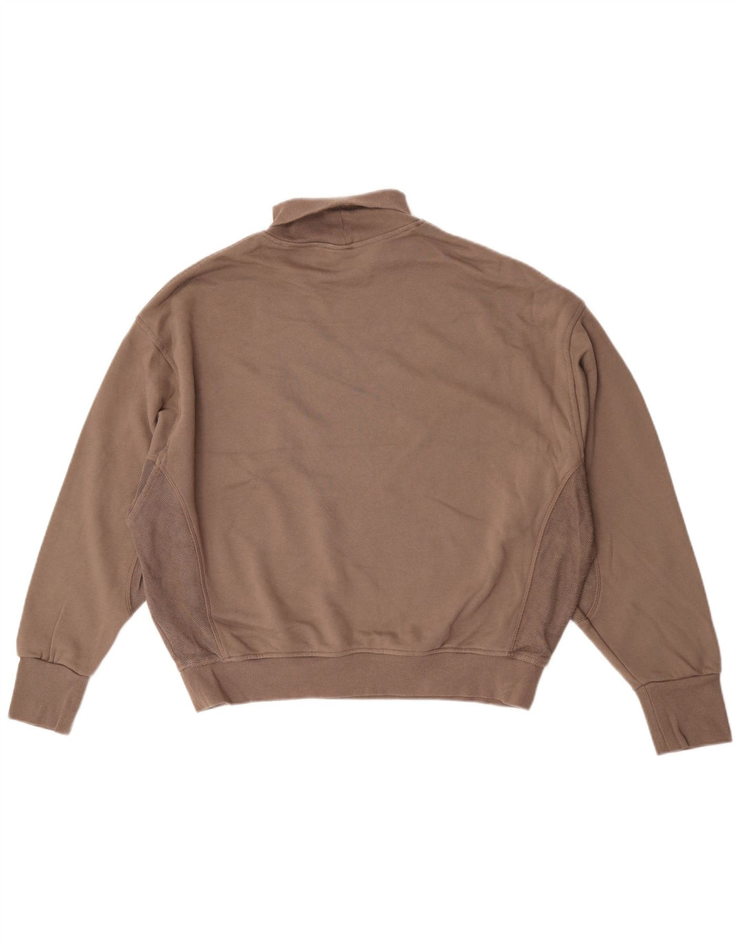 Damski sweter oversize Reebok z wywijanym dekoltem, UK 16/18, duży brązowy