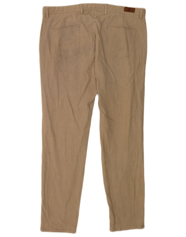Męskie spodnie chino slim fit Massimo Dutti EU 50 2XL W40 L33 beżowe