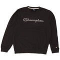 Męski sweter z grafiką Champion, duży, czarny