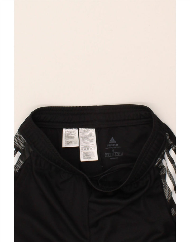 ADIDAS Mens Graphic Tracksuit Trousers Small  Black Polyester Vintage Adidas and Second-Hand Adidas from Messina Hembry 