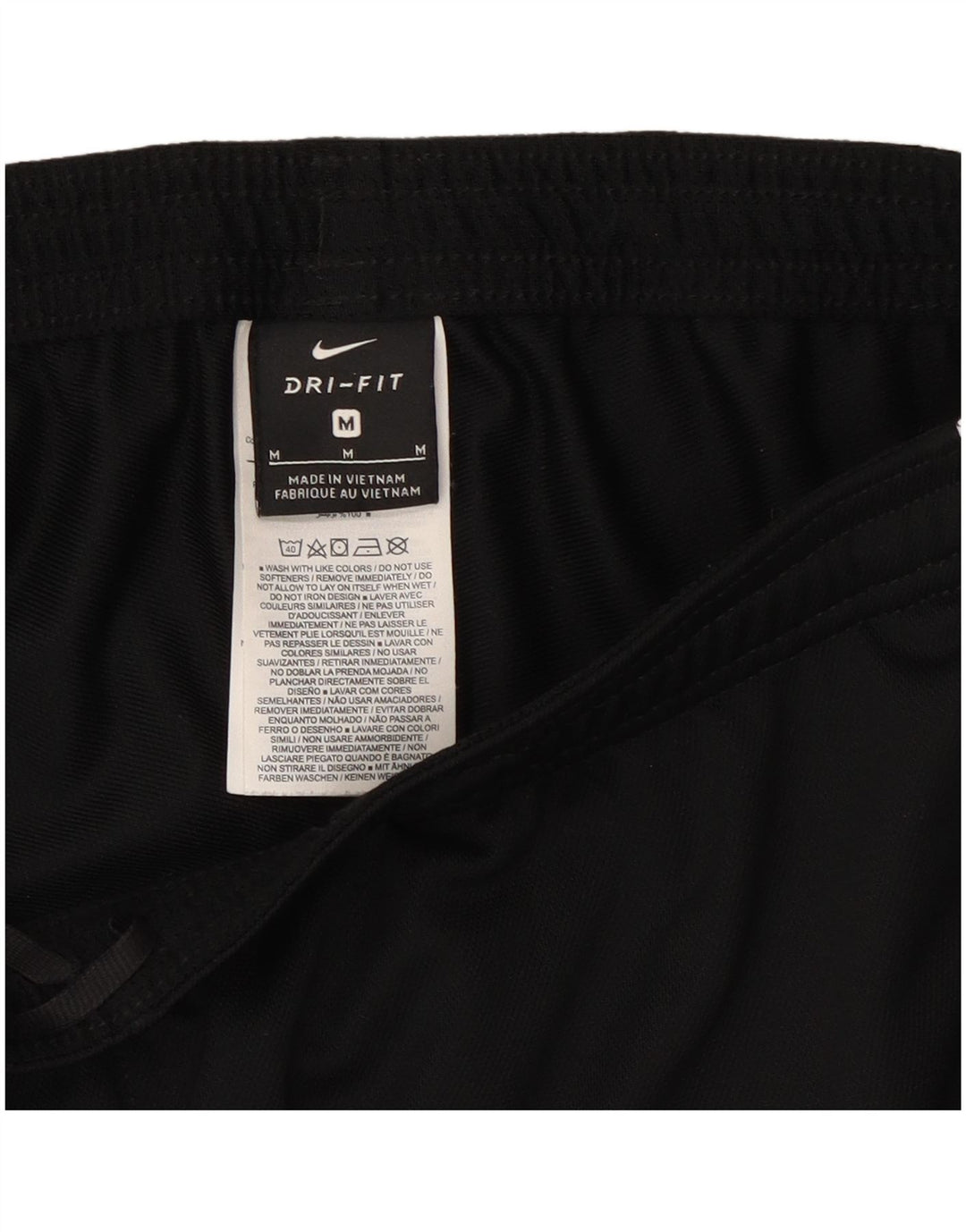 Męskie spodnie dresowe Nike Dri Fit, poliester w kolorze średniej czarnej kolorystyki