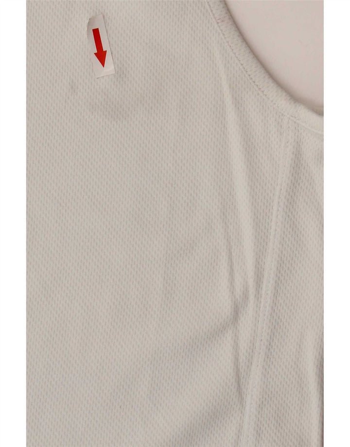 Męska kamizelka Jordan Dri Fit, mała, biała, bawełniana