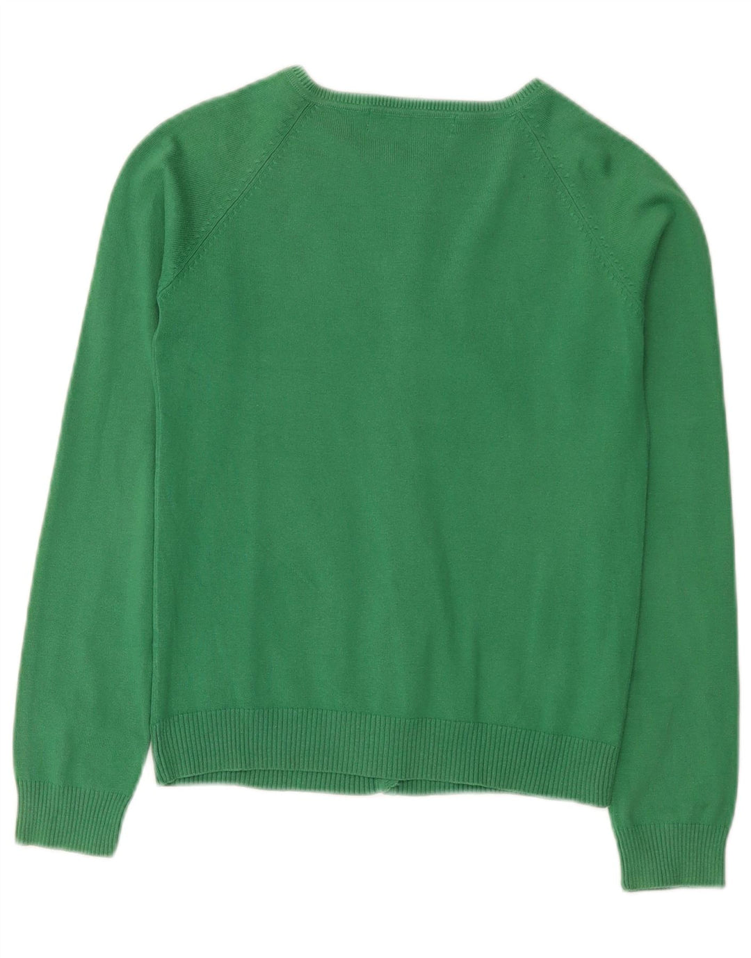 Sweter damski Zara Cardigan UK 12 Średni zielony bawełniany