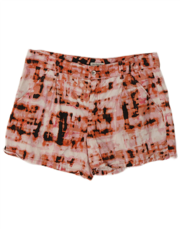 Damskie szorty Calvin Klein UK 12 Medium W30 Wielokolorowy krawat