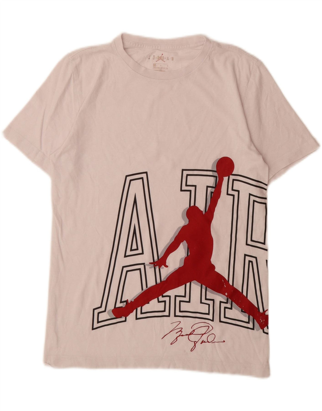 Chłopięcy T-shirt z grafiką JORDAN 12-13 lat, duży, biały