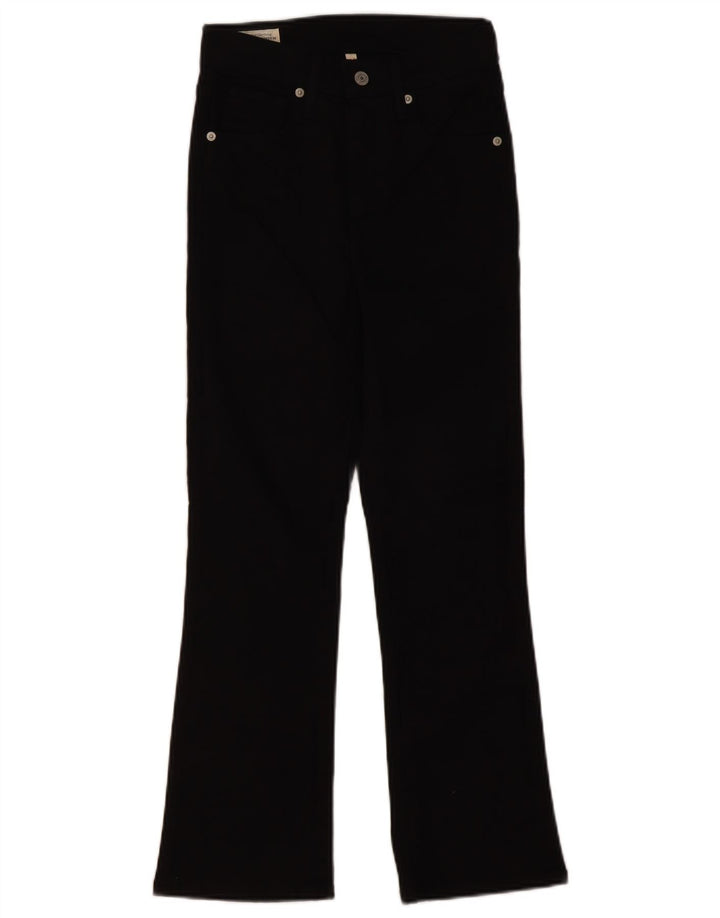 Damskie jeansy Bootcut LEVI'S W24 L26 Czarne bawełniane