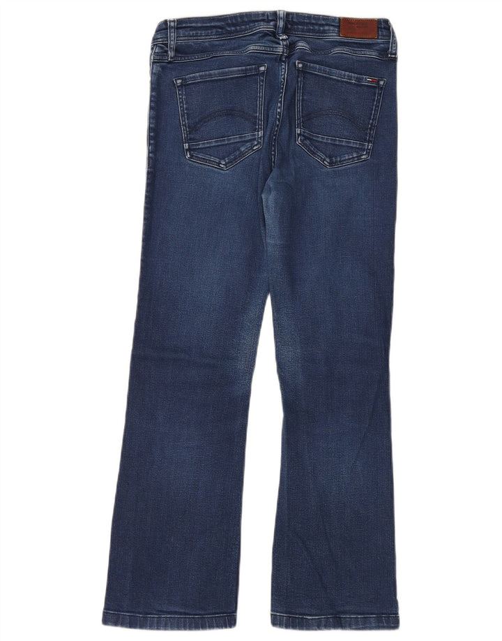 Damskie jeansy Bootcut Tommy Hilfiger Mid Rise W32 L26 Niebieska bawełna