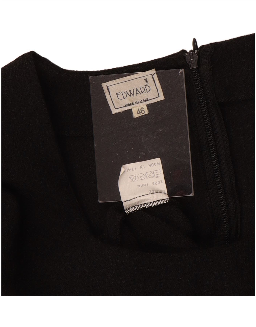 EDWARD Womens Sheath Dress IT 46 Large Grey Wool