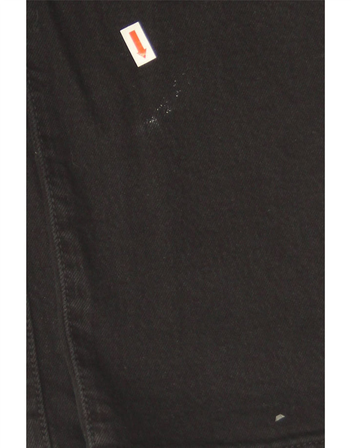 Męskie dżinsy Levi's 501 Straight W32 L28 Czarna bawełna