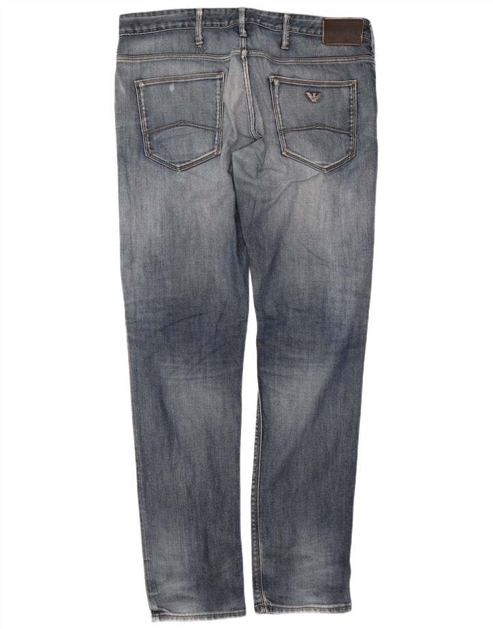 Damskie jeansy Armani Slim W34 L34 Niebieskie