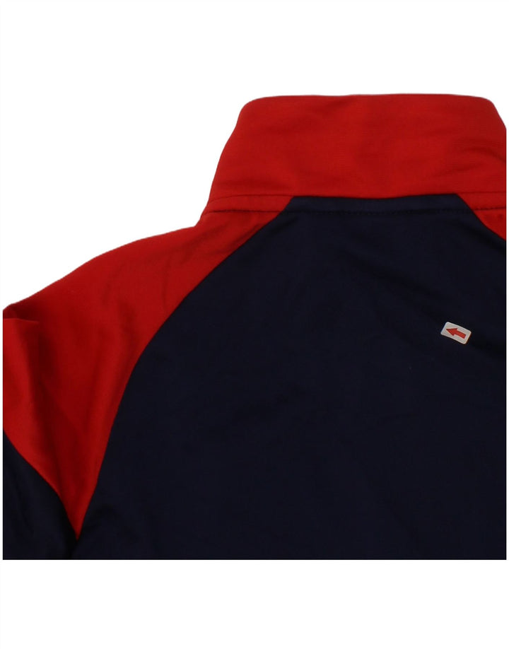 Chłopięca kurtka dresowa Puma Graphic 7-8 lat, granatowa, z blokami kolorów