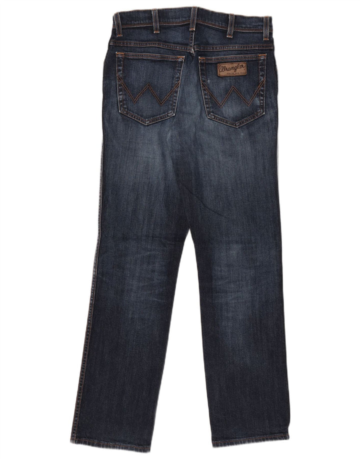 Męskie jeansy WRANGLER Texas Stretch Straight W32 L32 Niebieskie, bawełniane