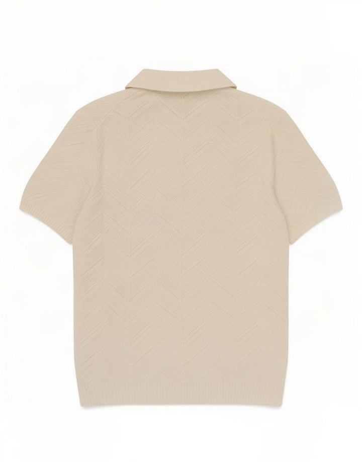 Męska koszulka polo Marks & Spencer, średnia, biała, bawełniana