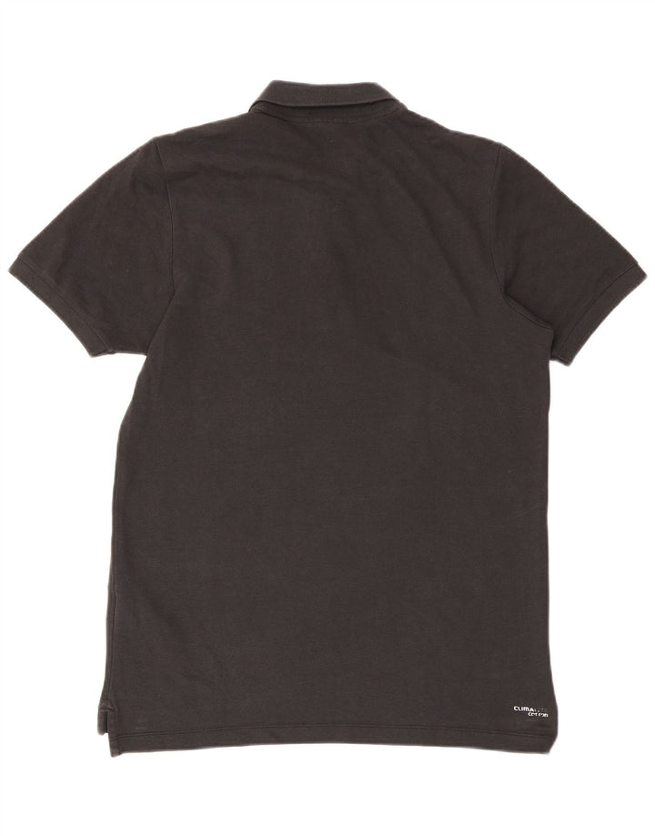 Męska koszulka polo Adidas Clima 365, średnia czarna, bawełniana