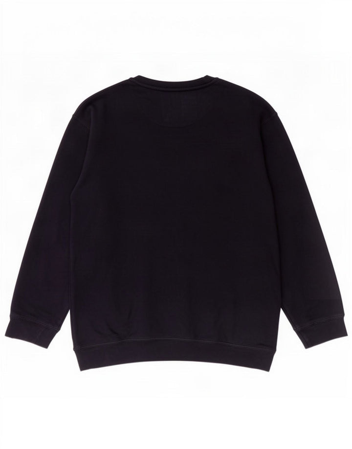 Damska bluza Superga Graphic Jumper UK 14 Średni granatowy, bawełniany