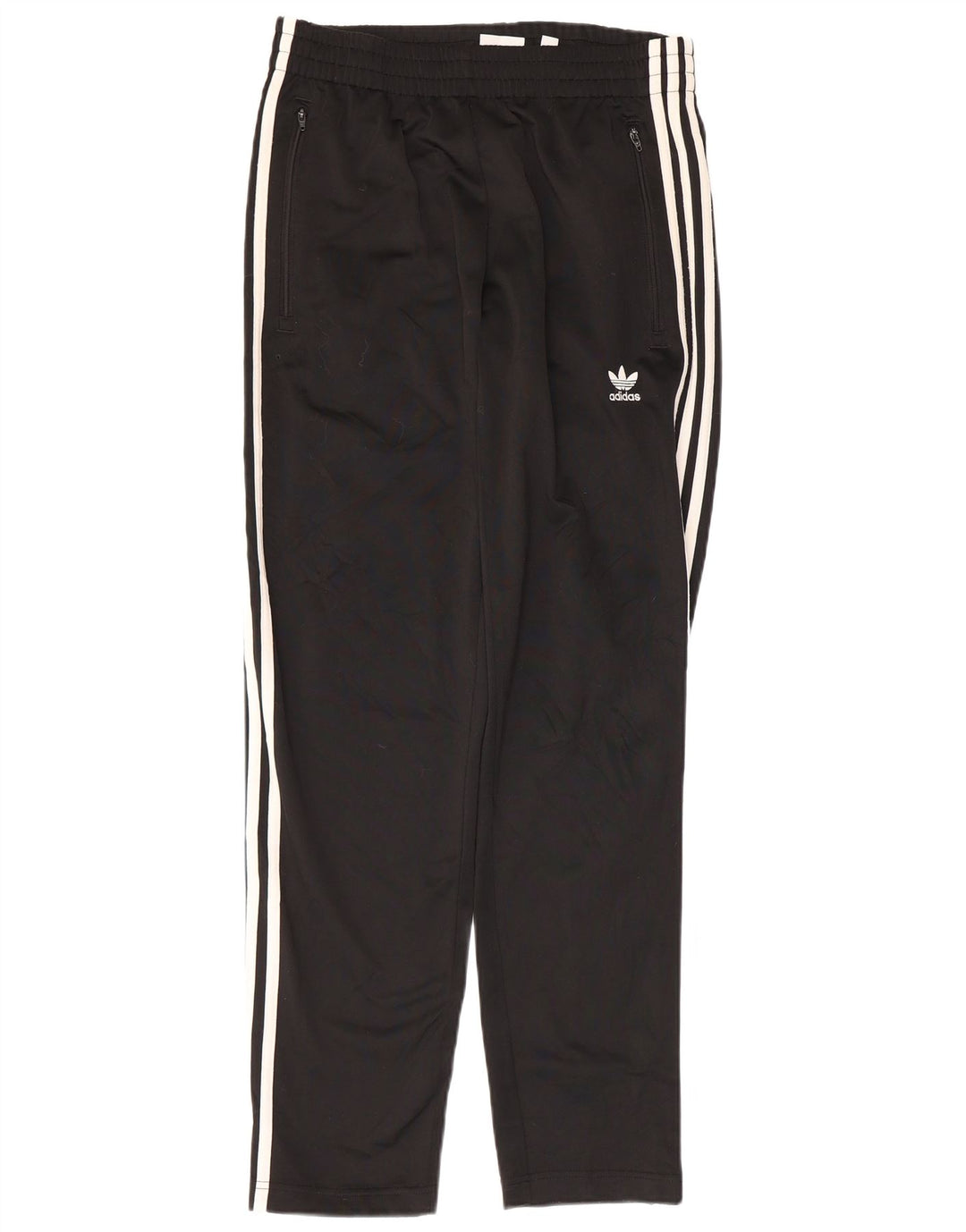 Męskie spodnie dresowe Adidas, małe, czarne, poliestrowe