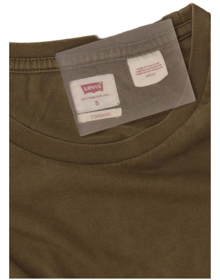 Męski t-shirt Levi's Top, mały, khaki