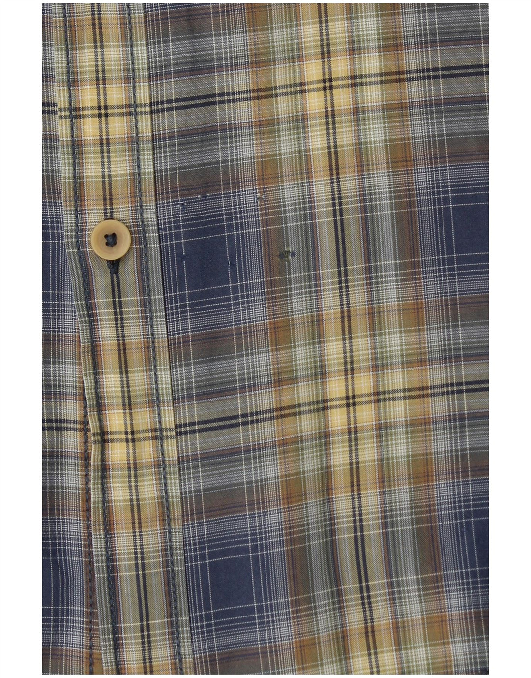 Koszula męska z krótkim rękawem CAMEL ACTIVE o regularnym kroju XL w niebieską kratkę