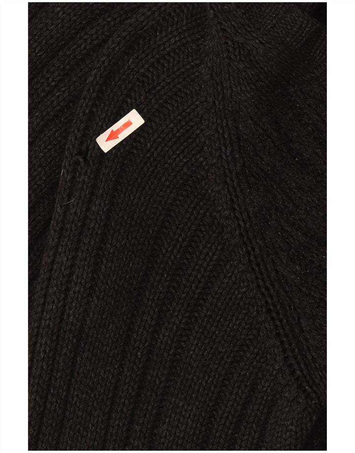 Damski sweter rozpinany Les Copains UK 14 Średni szary wełniany