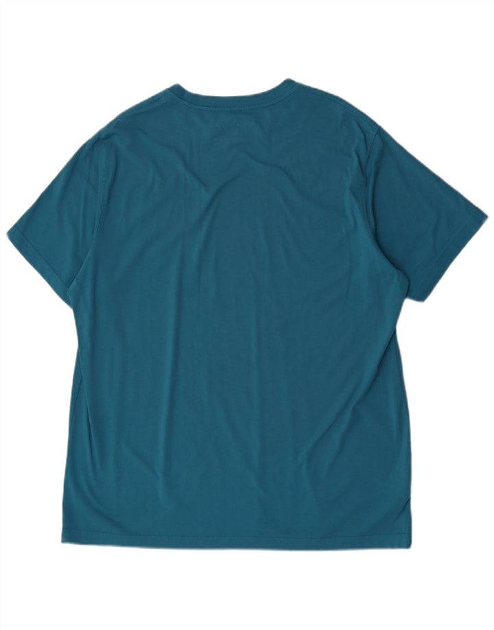 T-shirt męski Eddie Bauer, góra XL, niebieska bawełna